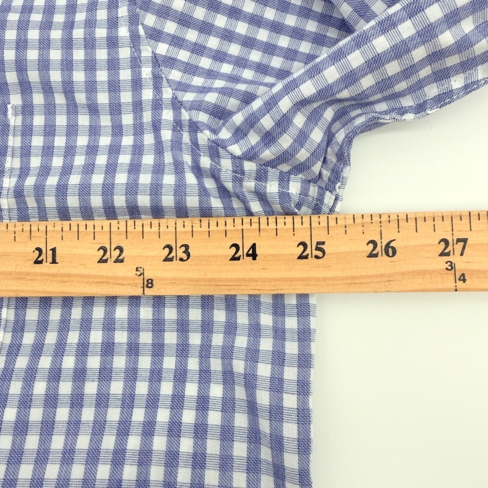 Dayton Flyers Antigua Shirt Men XL Blue Gingham Logo NCAA College Gameday - Picture 6 of 10